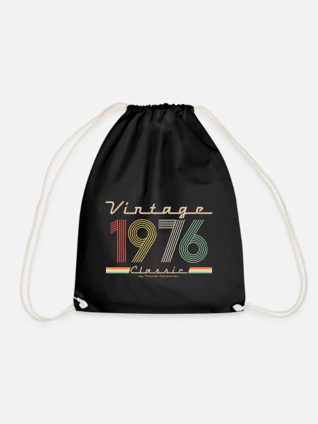 Vintage Classic 1976 - Turnbeutel - Schwarz