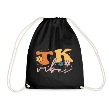 TK Vibes Wildflower Retro Teacher Daisy Kid - Sac de sport léger - noir - Devant