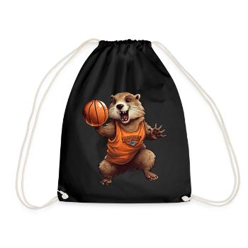 Marmotte de basket-ball - Sac de sport léger - noir - Devant