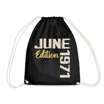 Né(e) en Juin 1971 Cadeau Juin 1971 Anniversaire - Sac de sport léger - noir - Devant