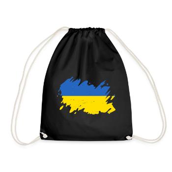 Drapeau ukrainien Caches de couleur Kazantip Kiev - Sac de sport léger - noir - Devant