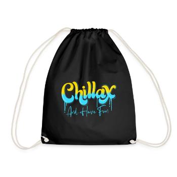 Chill - Drawstring Bag - black - Front