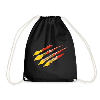 Sicile Drapeau Italie Palermo Trinacria Italia - Sac de sport léger - noir - Devant