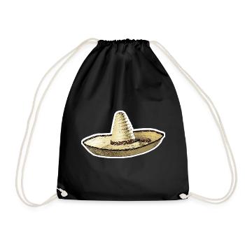 Sombrero - Turnbeutel - Schwarz - Vorne