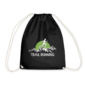 trail running course à pied nature montagne - Sac de sport léger - noir - Devant