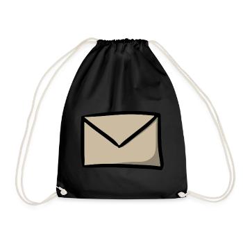Symbole de correspondance Message E-Mail Lettre Envoi - Sac de sport léger - noir - Devant