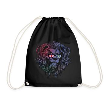 Territoire britannique de l'océan Indien - Sac de sport léger - noir - Devant