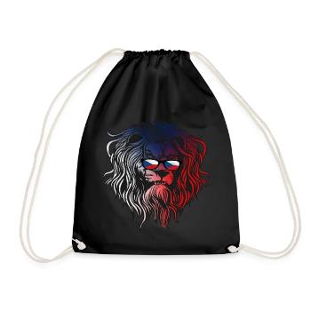 Czech Republic - Drawstring Bag - black - Front