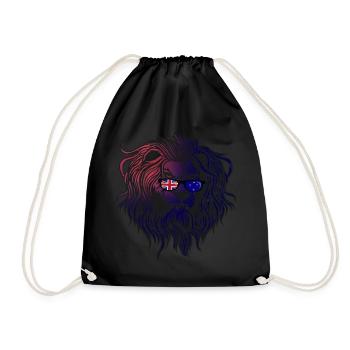 Nouvelle Zélande - Sac de sport léger - noir - Devant