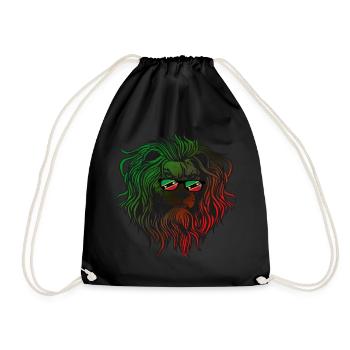 Saint Kitts and Nevis - Drawstring Bag - black - Front