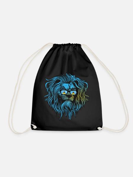 Saint Lucia - Drawstring Bag - black