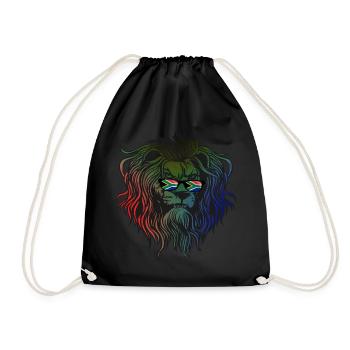 Afrique du Sud - Sac de sport léger - noir - Devant