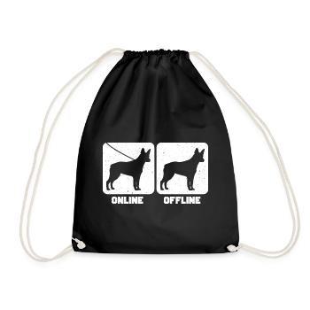 Australian Stumpy Tail Cattle Dog - Turnbeutel - Schwarz - Vorne