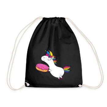Unicorn Carnival Fool's Cap Carnival Donut - Sac de sport léger - noir - Devant