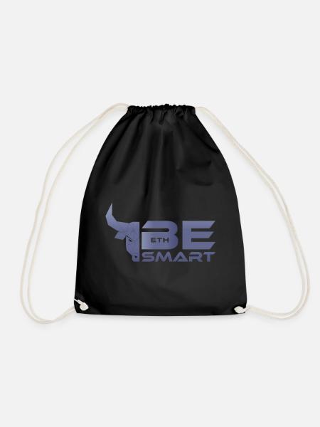 ETH Crypto Bull - Be Smart - Bullrun - Turnbeutel - Schwarz