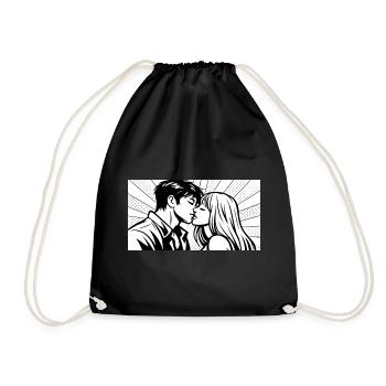 L’amour en mouvement - Sac de sport léger - noir - Devant