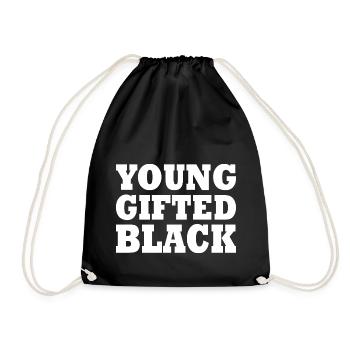 young gifted and black - Sac de sport léger - noir - Devant