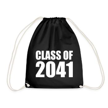 Class of 2041 - Turnbeutel - Schwarz - Vorne