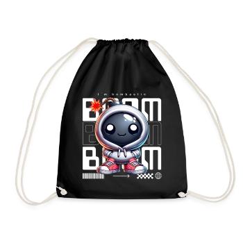 Je suis Bombastic Boom Bombe Geil - Sac de sport léger - noir - Devant