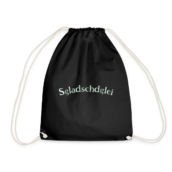 Sgladschdglei - Turnbeutel - Schwarz - Vorne