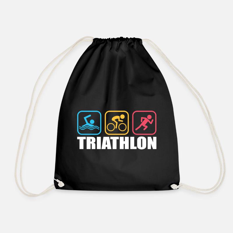Triathlon - Turnbeutel - Schwarz