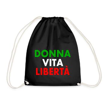 LIBERTÉ DE VIE DE LA FEMME - Sac de sport léger - noir - Devant