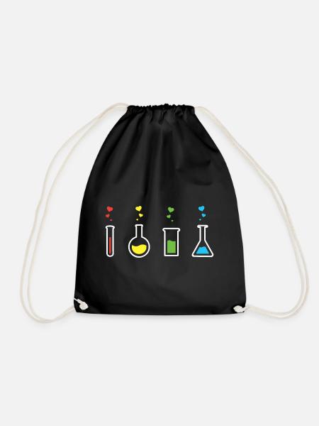 Chemie Verliebt - Turnbeutel - Schwarz