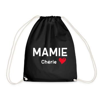 Mamie chérie Mamie L'unique Cadeau Femme - Sac de sport léger - noir - Devant