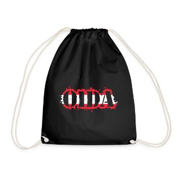 Oida - Österreich Dialekt Mundart Alter Sprache - Drawstring Bag - black - Front