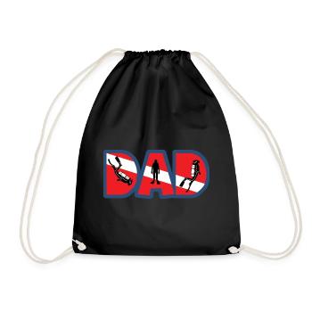 SCUBA DAD - Sac de sport léger - noir - Devant
