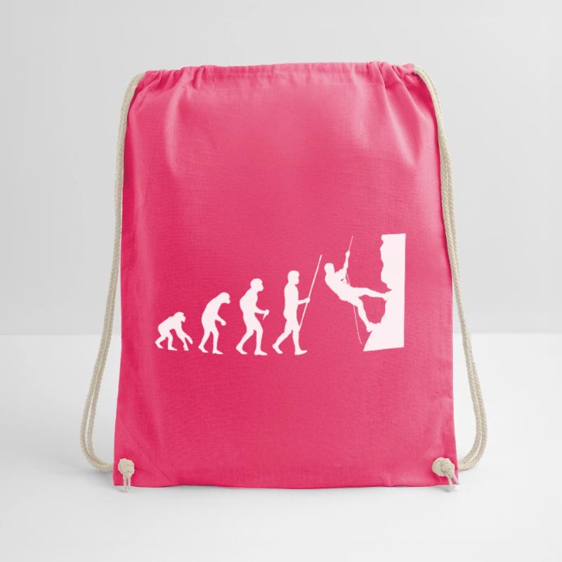 Climbing Evolution Drawstring Bag