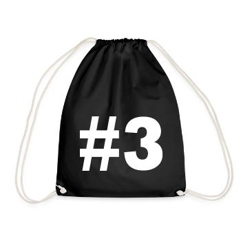 #3 - Sac de sport léger - noir - Devant