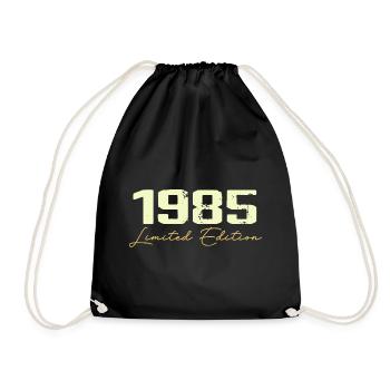 1985 Édition Limitée - 1985 Cadeau D'anniversaire - Sac de sport léger - noir - Devant