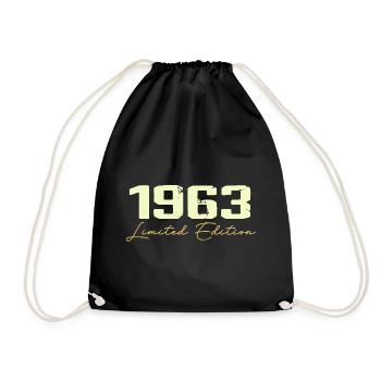 1963 Édition Limitée - 1963 Cadeau D'anniversaire - Sac de sport léger - noir - Devant