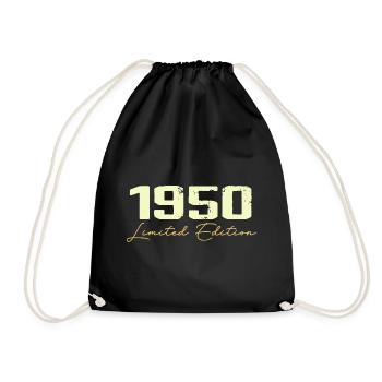1950 Édition Limitée - 1950 Cadeau D'anniversaire - Sac de sport léger - noir - Devant