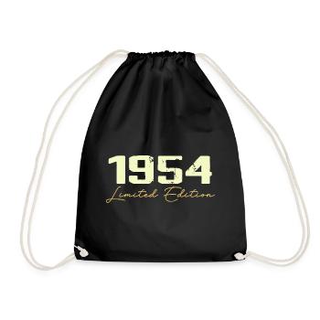 1954 Édition Limitée - 1954 Cadeau D'anniversaire - Sac de sport léger - noir - Devant