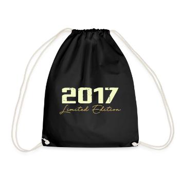 2017 Édition Limitée - 2017 Cadeau D'anniversaire - Sac de sport léger - noir - Devant