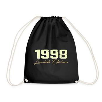 1998 Édition Limitée - 1998 Cadeau D'anniversaire - Sac de sport léger - noir - Devant