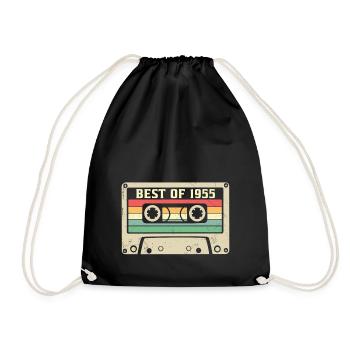 Le meilleur de 1955 Rétro 70 ans 70e anniversaire - Sac de sport léger - noir - Devant