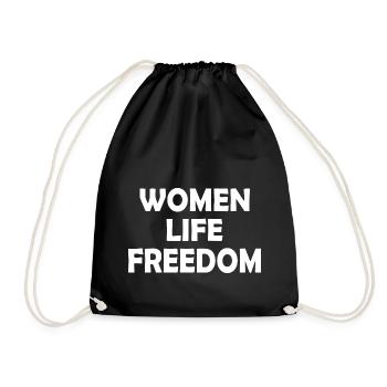 Women life freedom - Sac de sport léger - noir - Devant