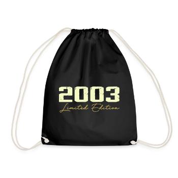 2003 Édition Limitée - 2003 Cadeau D'anniversaire - Sac de sport léger - noir - Devant