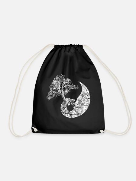 Bonsai Gardener Bonsai Tree Shirt Gift - Drawstring Bag - black