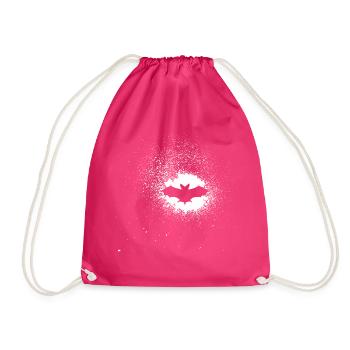 Fledermaus - Turnbeutel - Fuchsia - Vorne