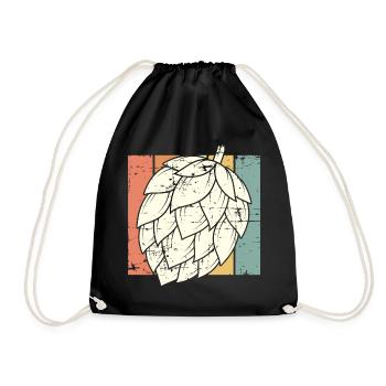 Bière Houblon - Sac de sport léger - noir - Devant