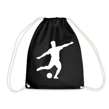 Joueur de football Joueur de football - Sac de sport léger - noir - Devant