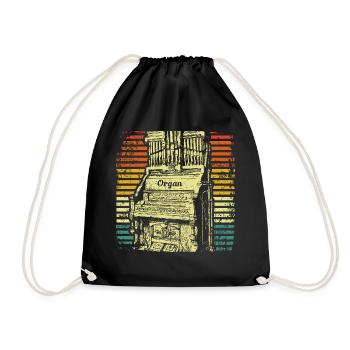 Organiste Orgel - Sac de sport léger - noir - Devant