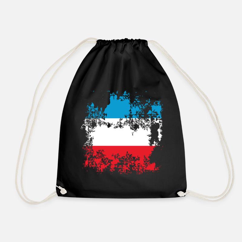 Drapeau Luxembourg Luxembourg - Sac de sport léger - noir