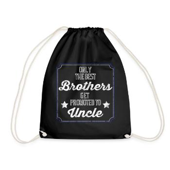 Cool meilleur frère promu à oncle - Sac de sport léger - noir - Devant