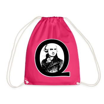 Danton Q - Drawstring Bag - fuchsia - Front