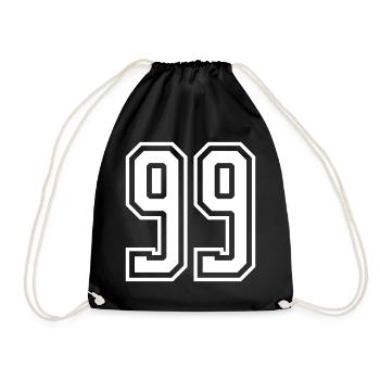 Numéro 99 - Sac de sport léger - noir - Devant